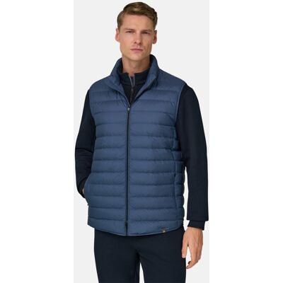 Boggi Milano - Chaleco de tejido reciclado de pluma de ganso. Azul celeste L Boggi Milano - Chaleco de tejido reciclado de pluma de ganso. Azul celeste L