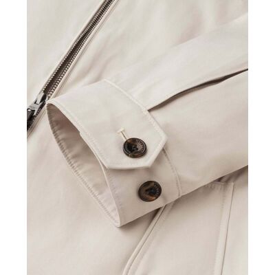 Hackett - Chaqueta harrington de hombre mezcla de algodón. Lino XL Hackett - Chaqueta harrington de hombre mezcla de algodón. Lino XL