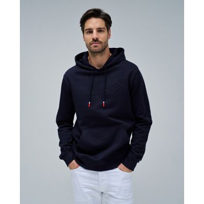 Salsa Jeans - Sudadera de hombre con logo. Azul marino S Salsa Jeans - Sudadera de hombre con logo. Azul marino S