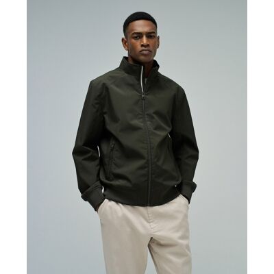 Salsa Jeans - Cazadora bomber de corte regular de hombre. Verde oscuro XXL Salsa Jeans - Cazadora bomber de corte regular de hombre. Verde oscuro XXL