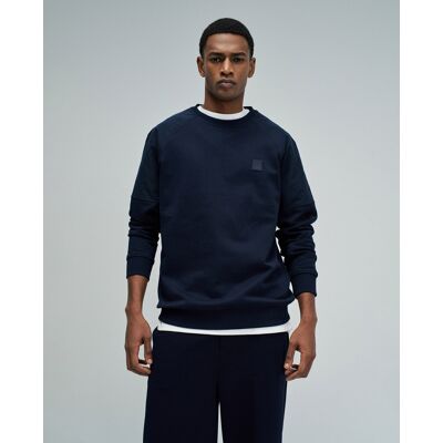 Salsa Jeans - Sudadera con branding sin capucha de hombre. Azul marino L Salsa Jeans - Sudadera con branding sin capucha de hombre. Azul marino L