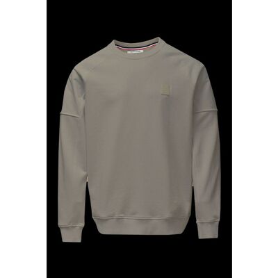 Salsa Jeans - Sudadera con branding sin capucha de hombre. Crudo XXL Salsa Jeans - Sudadera con branding sin capucha de hombre. Crudo XXL