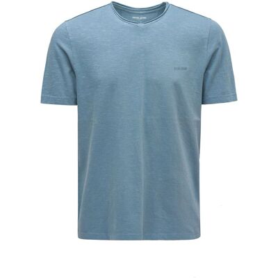 Salsa Jeans - Camiseta de hombre slim fit con branding. Azul XXL Salsa Jeans - Camiseta de hombre slim fit con branding. Azul XXL