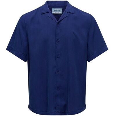 Salsa Jeans - Camisa en denim ligero de hombre. Azul S Salsa Jeans - Camisa en denim ligero de hombre. Azul S