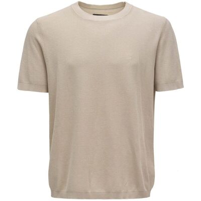 Salsa Jeans - Camiseta de hombre en punto tricotado. Natural XL Salsa Jeans - Camiseta de hombre en punto tricotado. Natural XL