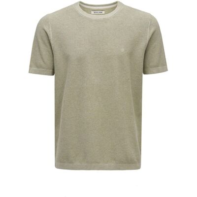 Salsa Jeans - Camiseta de hombre en punto tricotado. Verde M Salsa Jeans - Camiseta de hombre en punto tricotado. Verde M
