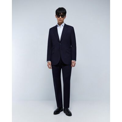 Scalpers - Traje completo de hombre clásico de corte regular fit. Azul marino 52 Scalpers - Traje completo de hombre clásico de corte regular fit. Azul marino 52