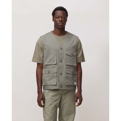 Blue Banana - Chaleco de hombre cargo olive. Verde Oliva M Blue Banana - Chaleco de hombre cargo olive. Verde Oliva M