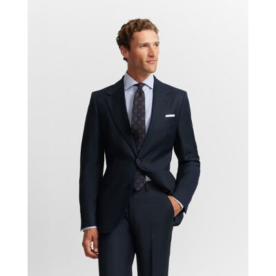 Silbon - Americana de traje de hombre slim ojo de perdiz en color azul marino. Azul marino 56 Silbon - Americana de traje de hombre slim ojo de perdiz en color azul marino. Azul marino 56