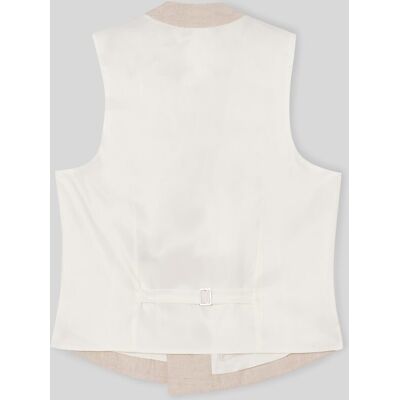 Silbon - Chaleco de traje ceremonia de hombre liso. Beige 52 Silbon - Chaleco de traje ceremonia de hombre liso. Beige 52