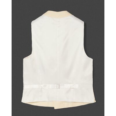 Silbon - Chaleco de traje chaque cuello redondo camel. Camel 52 Silbon - Chaleco de traje chaque cuello redondo camel. Camel 52