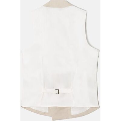 Silbon - Chaleco de traje clasico gris perla. Beige 58 Silbon - Chaleco de traje clasico gris perla. Beige 58