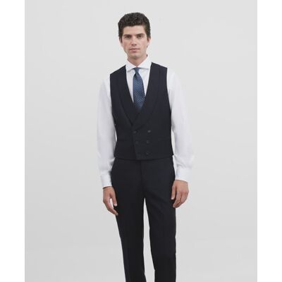 Silbon - Chaleco de traje de hombre stretch azul marino. Azul marino 54 Silbon - Chaleco de traje de hombre stretch azul marino. Azul marino 54