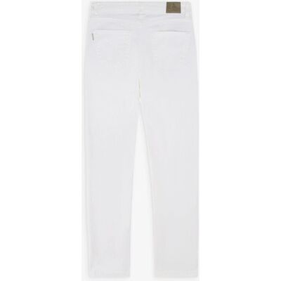 Scalpers - Vaquero slim de hombre de algodón con cremallera y botón. Blanco 44 Scalpers - Vaquero slim de hombre de algodón con cremallera y botón. Blanco 44