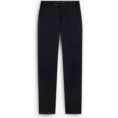 Scalpers - Pantalón de traje de hombre regular fit de lana. Azul marino 42 Scalpers - Pantalón de traje de hombre regular fit de lana. Azul marino 42