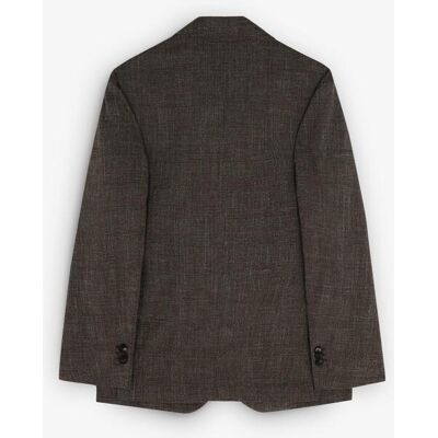 Scalpers - Blazer de hombre regular fit con solapas con muescas. Marrón 52 Scalpers - Blazer de hombre regular fit con solapas con muescas. Marrón 52