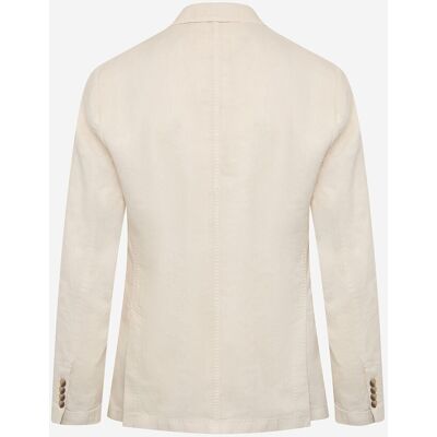 Ecoalf - Americana de hombre de cáñamo con bolsillos. Crema 48 Ecoalf - Americana de hombre de cáñamo con bolsillos. Crema 48