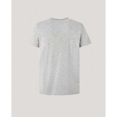 Pepe Jeans - Camiseta de hombre logo estampado fit slim. Gris XXL Pepe Jeans - Camiseta de hombre logo estampado fit slim. Gris XXL