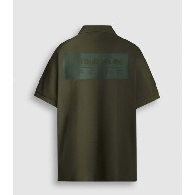 Pepe Jeans - Polo de hombre piqué espalda estampada red bull racing. Verde pardo XXL Pepe Jeans - Polo de hombre piqué espalda estampada red bull racing. Verde pardo XXL