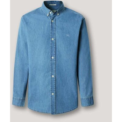 Pepe Jeans - Camisa de hombre denim fit slim. Azul XL Pepe Jeans - Camisa de hombre denim fit slim. Azul XL