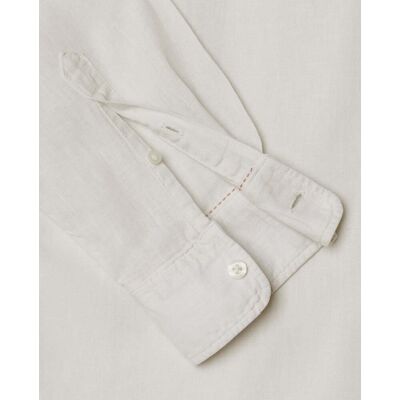 Pepe Jeans - Camisa de lino fit regular. Blanco XS Pepe Jeans - Camisa de lino fit regular. Blanco XS