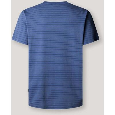 Pepe Jeans - Camiseta de rayas de hombre fit regular. Azul S Pepe Jeans - Camiseta de rayas de hombre fit regular. Azul S