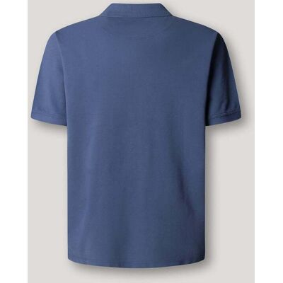 Pepe Jeans - Polo de hombre piqué teñido en prenda. Azul XL Pepe Jeans - Polo de hombre piqué teñido en prenda. Azul XL