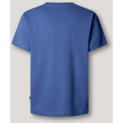 Pepe Jeans - Camiseta de hombre logo estampado fit regular. Azul XS Pepe Jeans - Camiseta de hombre logo estampado fit regular. Azul XS