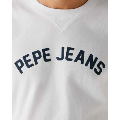 Pepe Jeans - Camiseta logo estampado. Blanco XXL Pepe Jeans - Camiseta logo estampado. Blanco XXL