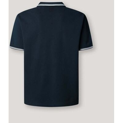 Pepe Jeans - Polo de hombre piqué fit regular. Azul M Pepe Jeans - Polo de hombre piqué fit regular. Azul M
