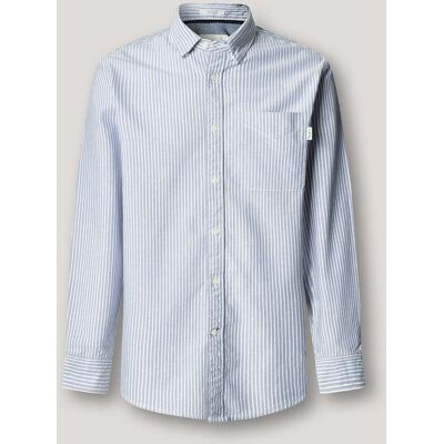 Pepe Jeans - Camisa de hombre oxford rayas fit regular. Azul S Pepe Jeans - Camisa de hombre oxford rayas fit regular. Azul S