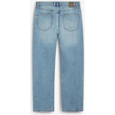 Scalpers - Vaquero recto de hombre regular cinco bolsillos. Azul claro 44 Scalpers - Vaquero recto de hombre regular cinco bolsillos. Azul claro 44