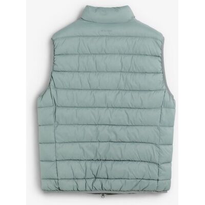 Scalpers - Chaleco de abrigo de hombre acolchado regular fit. Verde anticuario L Scalpers - Chaleco de abrigo de hombre acolchado regular fit. Verde anticuario L