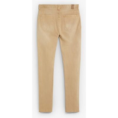 Scalpers - Pantalón chino de hombre regular fit con cinco bolsillos. Camel 40 Scalpers - Pantalón chino de hombre regular fit con cinco bolsillos. Camel 40