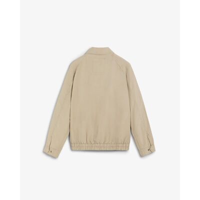 Scalpers - Cazadora bomber de hombre de algodón con cremallera. Camel XL Scalpers - Cazadora bomber de hombre de algodón con cremallera. Camel XL