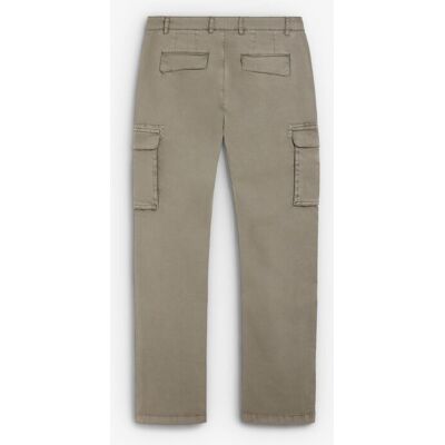 Scalpers - Pantalón cargo de hombre con trabillas en la cintura. Kaki 40 Scalpers - Pantalón cargo de hombre con trabillas en la cintura. Kaki 40