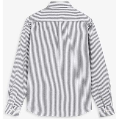 Scalpers - Camisa de hombre regular con estampado de rayas. Verde pardo M Scalpers - Camisa de hombre regular con estampado de rayas. Verde pardo M