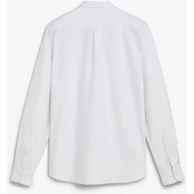 Scalpers - Camisa oxford de hombre regular de rayas. Camel L Scalpers - Camisa oxford de hombre regular de rayas. Camel L