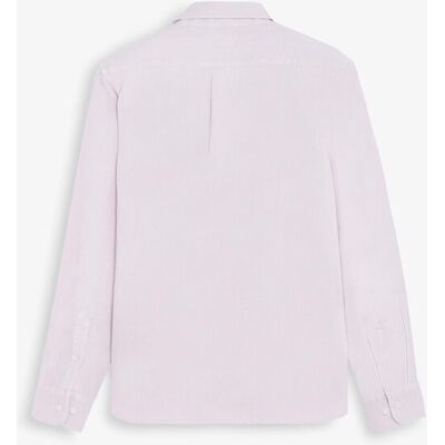 Scalpers - Camisa de hombre regular fit estilo polo de manga larga. Rosa XXL Scalpers - Camisa de hombre regular fit estilo polo de manga larga. Rosa XXL