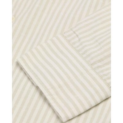 Scalpers - Camisa de hombre regular fit con rayas. Beige M Scalpers - Camisa de hombre regular fit con rayas. Beige M
