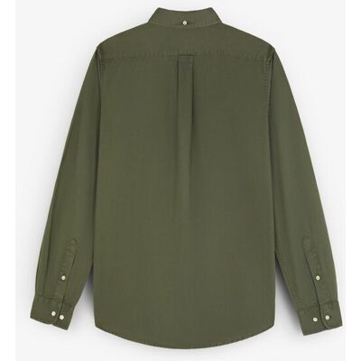 Scalpers - Camisa de hombre regular fit con bolsillo en el pecho. Verde cadete S Scalpers - Camisa de hombre regular fit con bolsillo en el pecho. Verde cadete S
