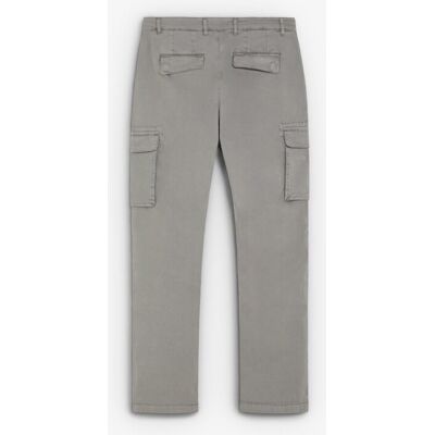 Scalpers - Pantalón cargo de hombre con trabillas en la cintura. Gris 48 Scalpers - Pantalón cargo de hombre con trabillas en la cintura. Gris 48
