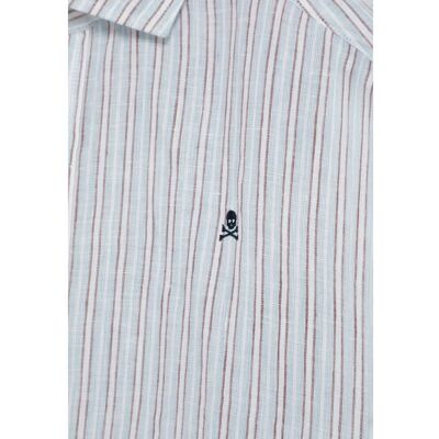 Scalpers - Camisa de hombre regular fit a rayas. Multicolor 47 Scalpers - Camisa de hombre regular fit a rayas. Multicolor 47