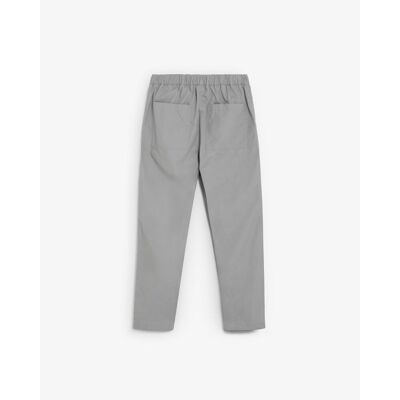 Scalpers - Pantalón chino de hombre con cintura elástica y bolsillos parche. Gris 48 Scalpers - Pantalón chino de hombre con cintura elástica y bolsillos parche. Gris 48