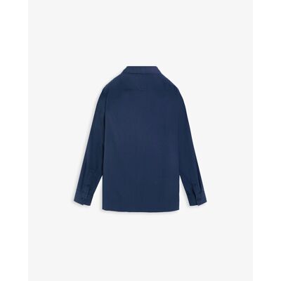 Scalpers - Camisa de hombre regular fit con bolsillos en el pecho. Navy S Scalpers - Camisa de hombre regular fit con bolsillos en el pecho. Navy S