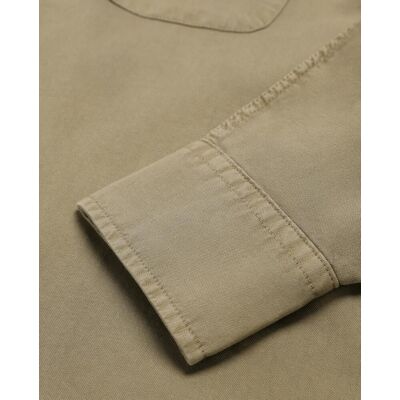 Scalpers - Camisa de hombre regular fit con bolsillo en el pecho. Kaki XS Scalpers - Camisa de hombre regular fit con bolsillo en el pecho. Kaki XS