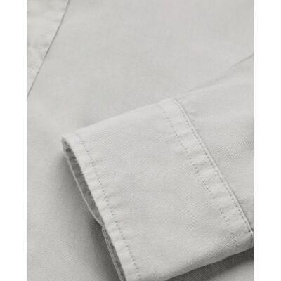 Scalpers - Camisa de hombre regular fit con bolsillo en el pecho. Gris claro S Scalpers - Camisa de hombre regular fit con bolsillo en el pecho. Gris claro S