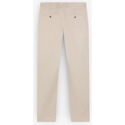 Scalpers - Pantalón chino de hombre con trabillas en la cintura. Beige 38 Scalpers - Pantalón chino de hombre con trabillas en la cintura. Beige 38