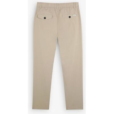 Scalpers - Pantalón chino de hombre con pinzas y trabillas. Beige 40 Scalpers - Pantalón chino de hombre con pinzas y trabillas. Beige 40