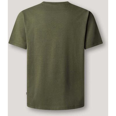 Pepe Jeans - Camiseta de hombre logo estampado fit regular. Verde L Pepe Jeans - Camiseta de hombre logo estampado fit regular. Verde L